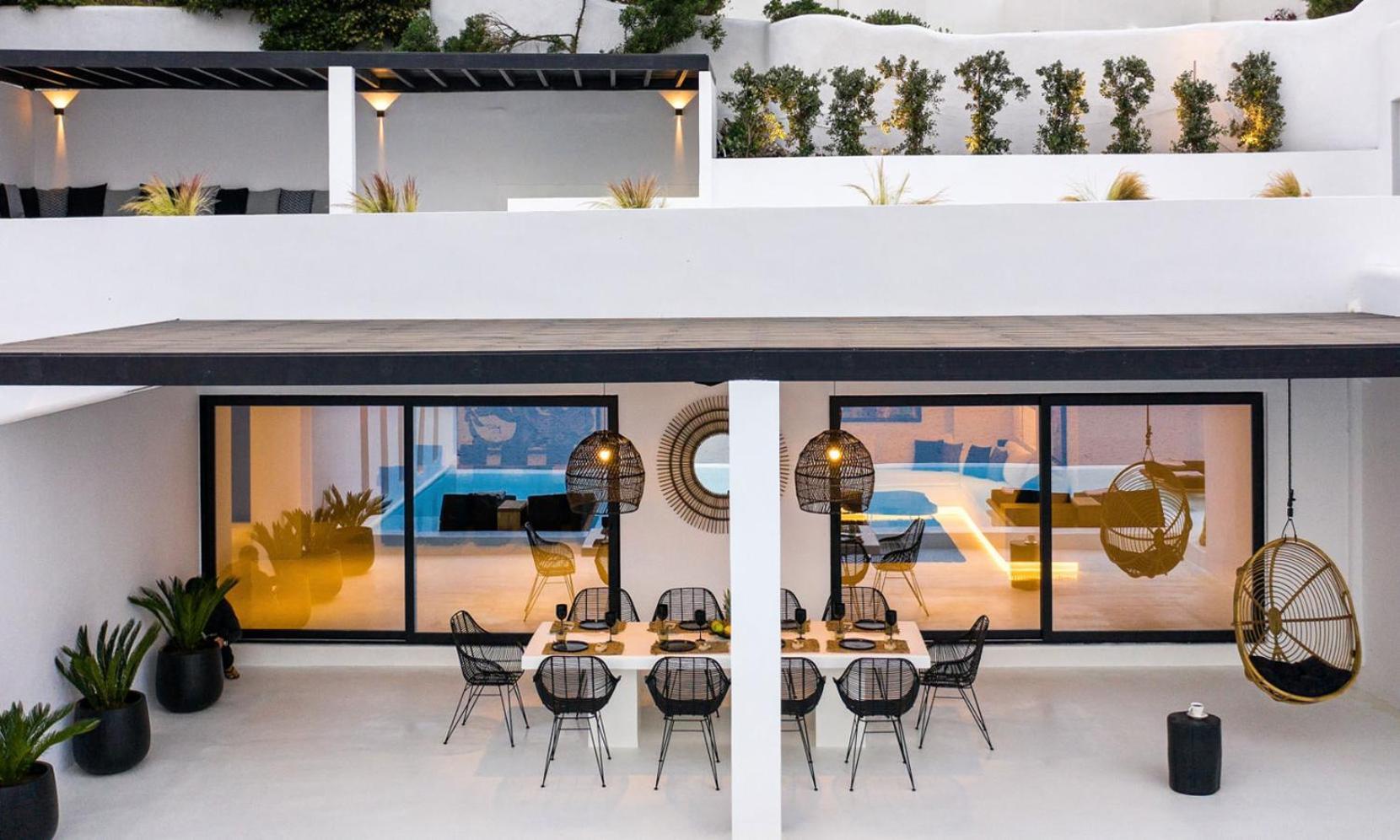 Psarou Black Villa 2 Экстерьер фото